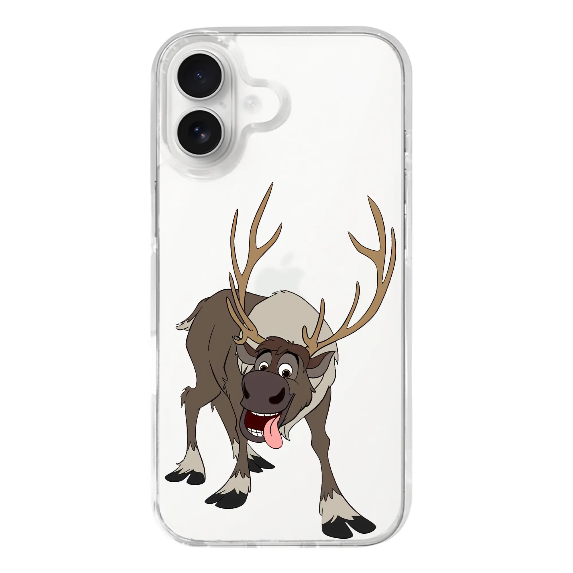 アナと雪の女王(Frozen) グッズ スヴェン(Sven) - iPhone 17シリーズ 透明スマホケース – 薄型・耐衝撃・精密フィット保護カバー